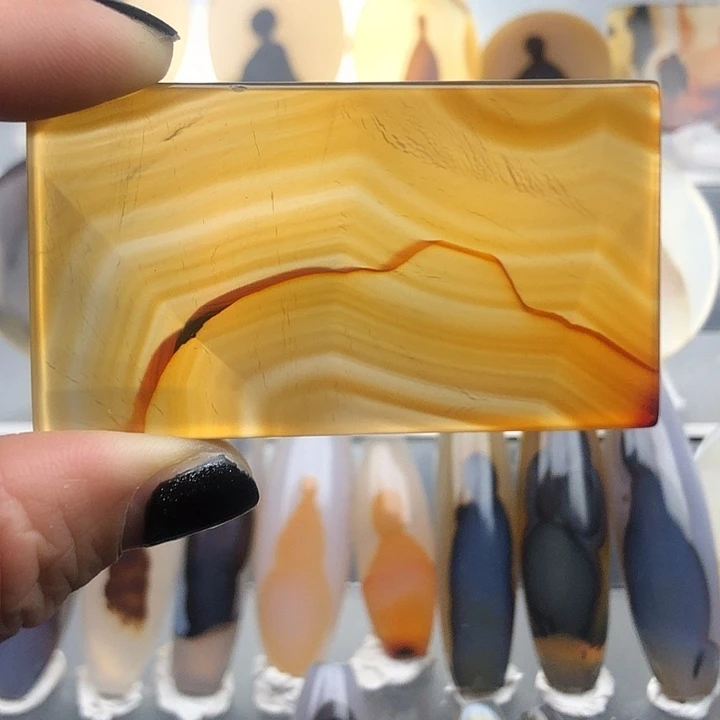 查罗石未镶嵌珠宝半成品37