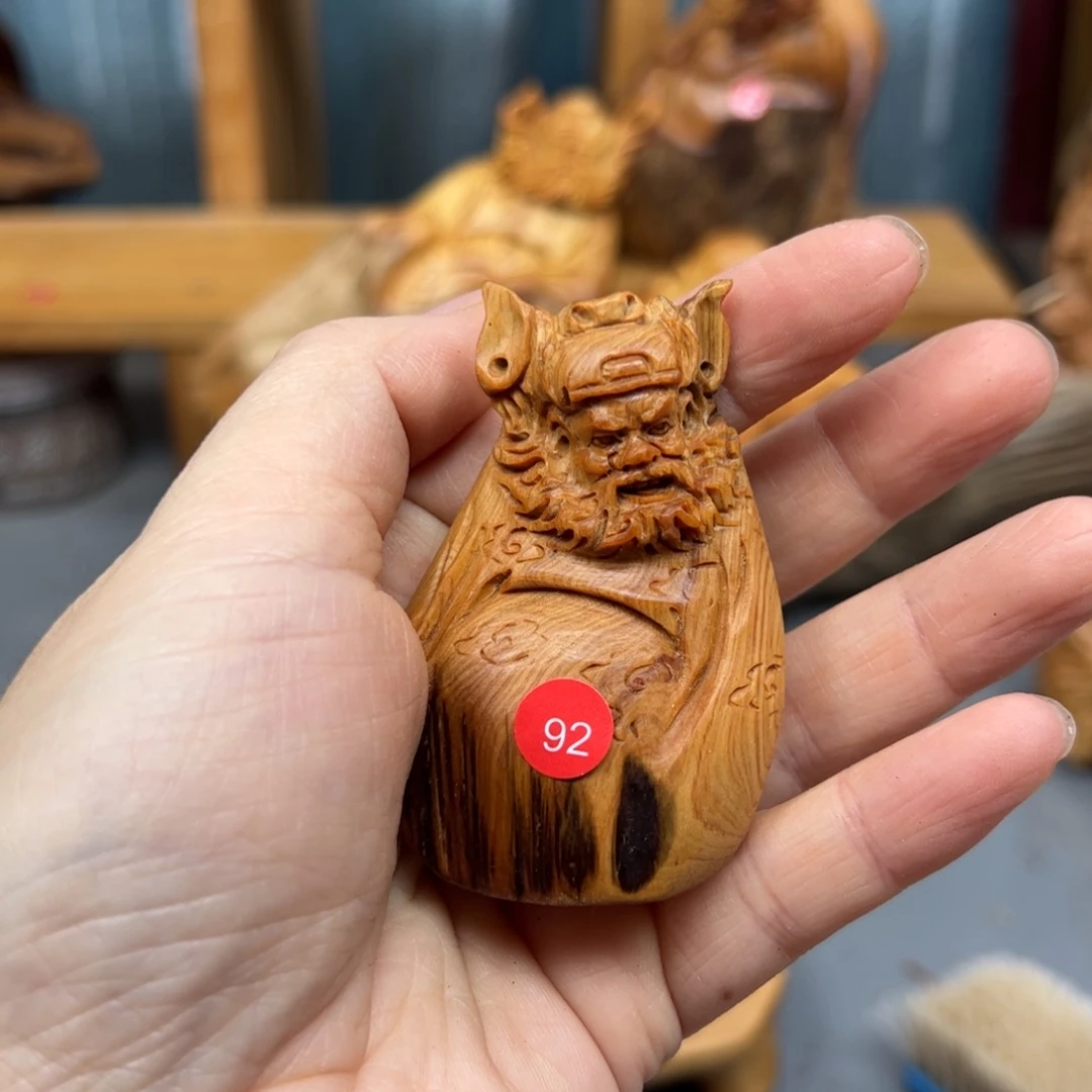 开***号木崖柏木摆件手把件，