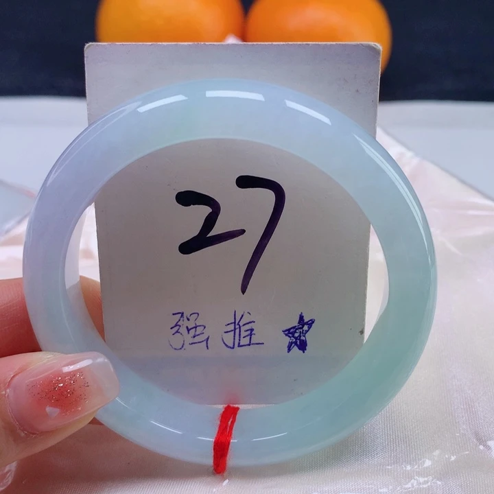 翡翠手镯未镶嵌缅甸天然a货翡翠55