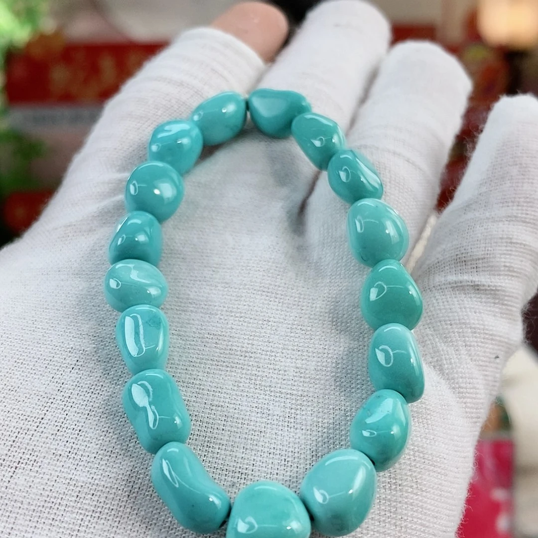 绿松石珠宝奇石18K金镶嵌