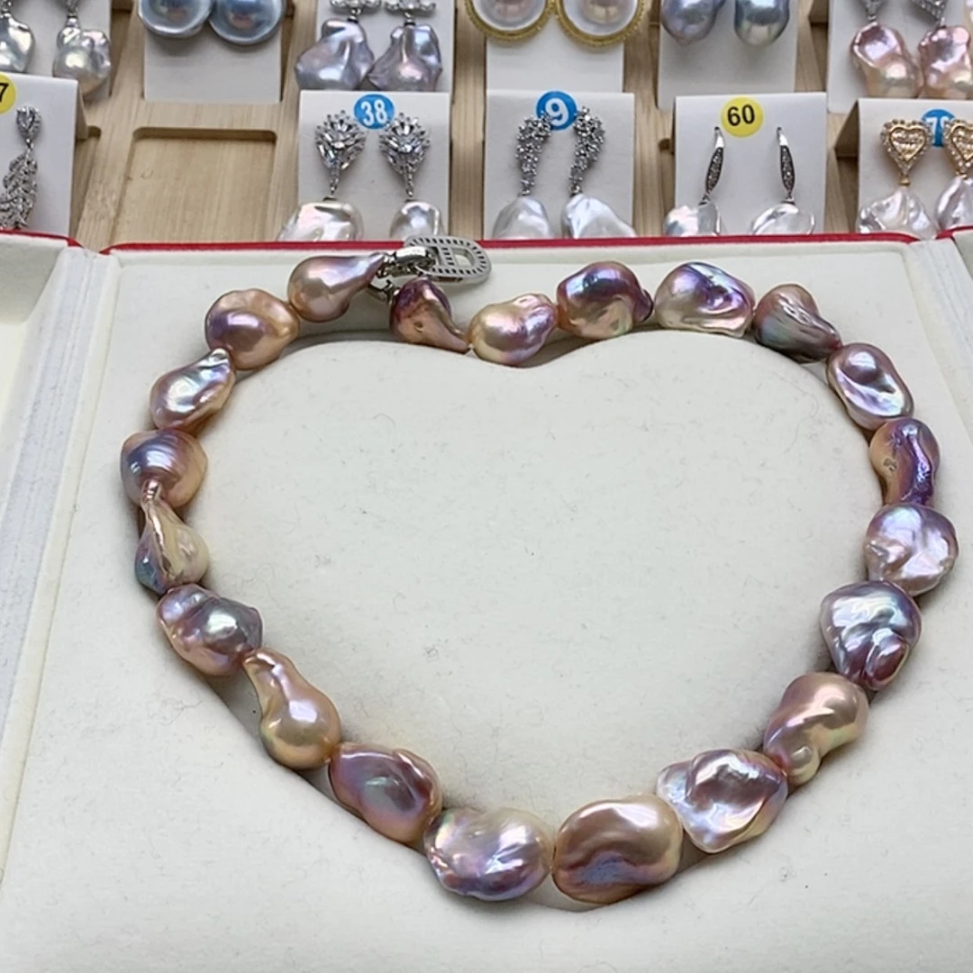 【闪购商品】淡水珍珠耳饰银S925镶嵌有**得