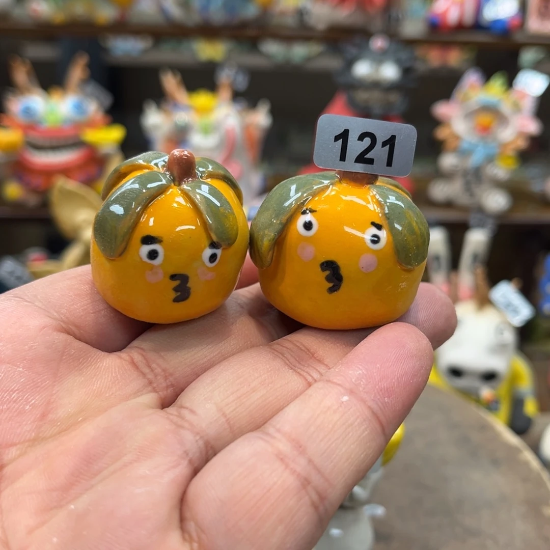 陶瓷纯手工抽象陶瓷摆件121组合