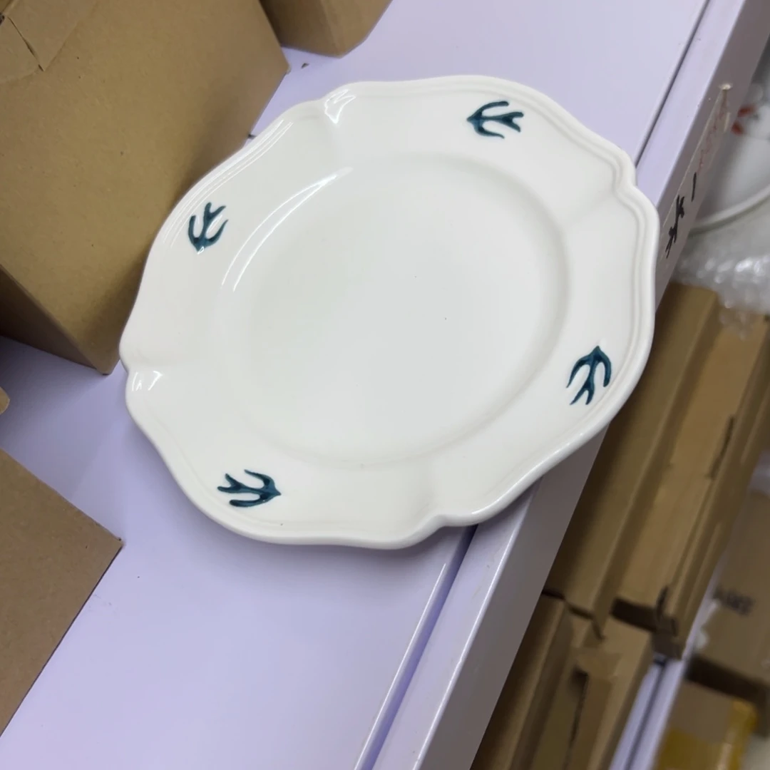 豆****陶瓷碗陶瓷杯盘瓷器偏远地区不包邮微瑕