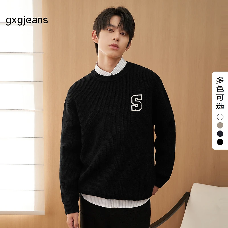 gxg.jeans男装2024年冬季圆领线衫J24D12000394