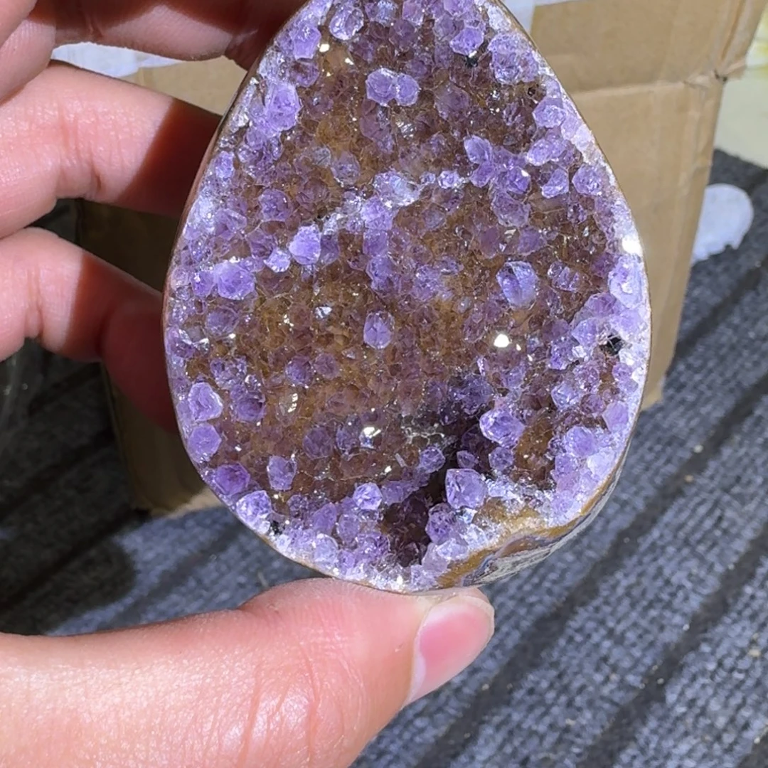 大型摆件（非配饰）银S925镶嵌紫晶