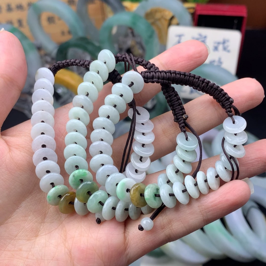 未镶嵌手链翡翠多样性