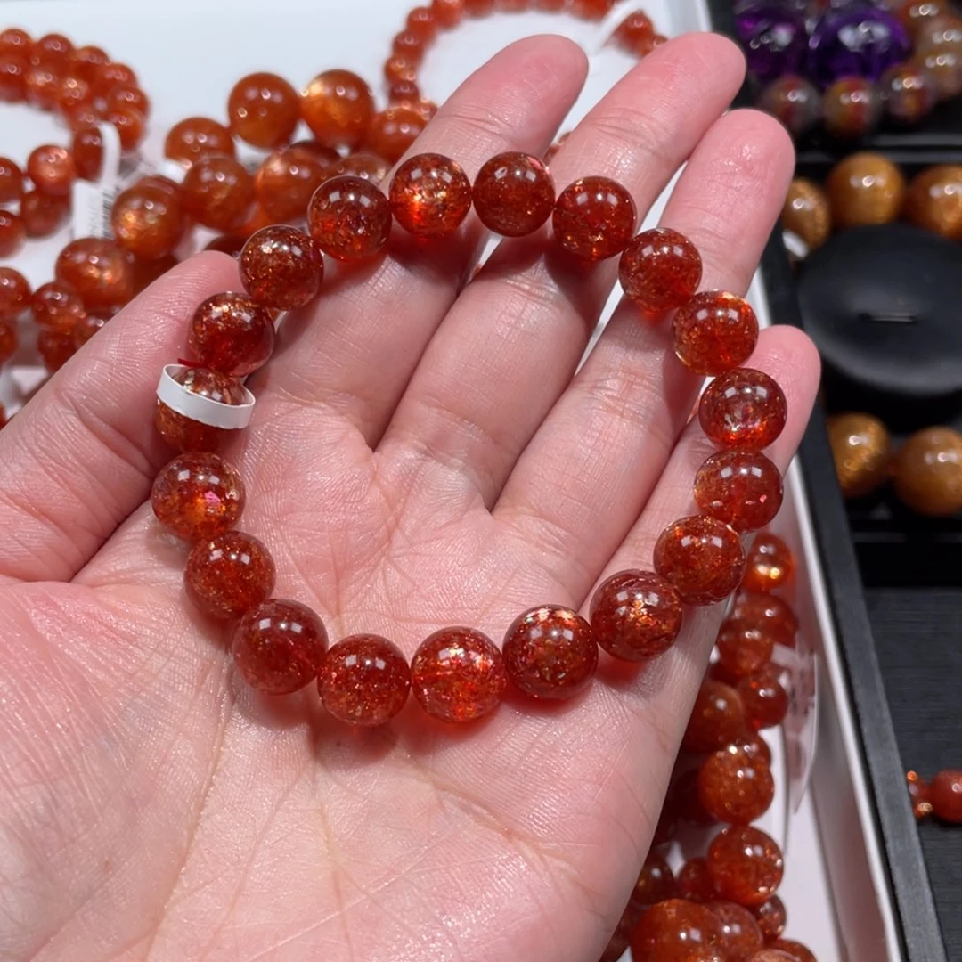 日光石手链未镶嵌云*金太阳10.5mm