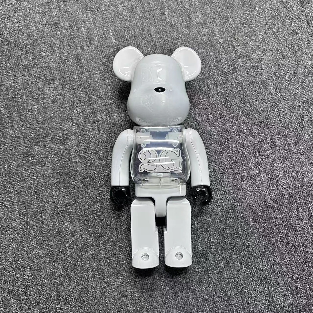 【山】bearbrick 2g白亮灯 400%缺100%