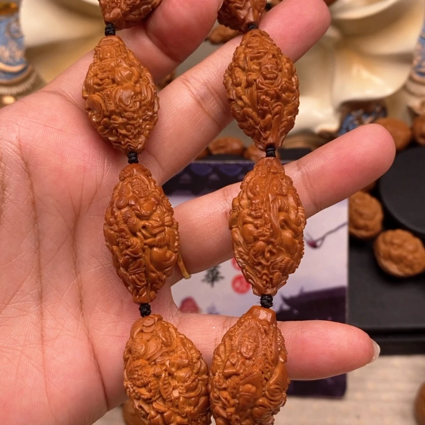 【闪购商品】橄榄核手串橄榄手工雕刻工艺