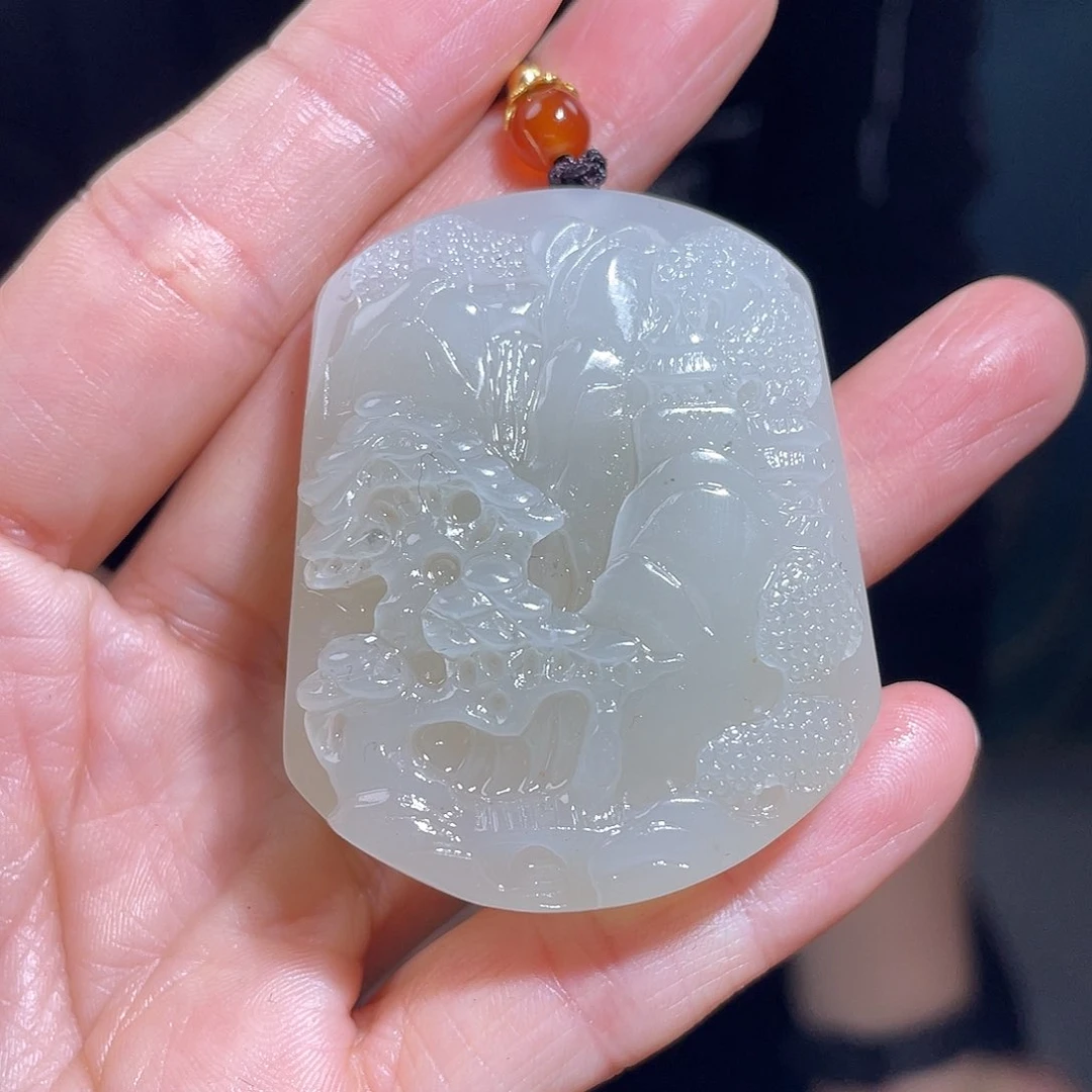 和田玉颈饰未镶嵌