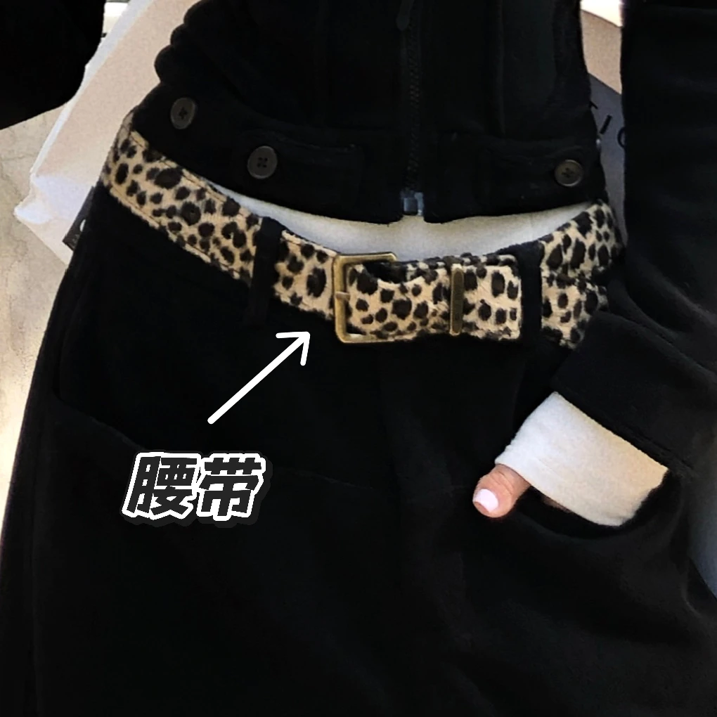 婉君 时尚百搭潮流简约豹纹腰带LWJ25D4S3395