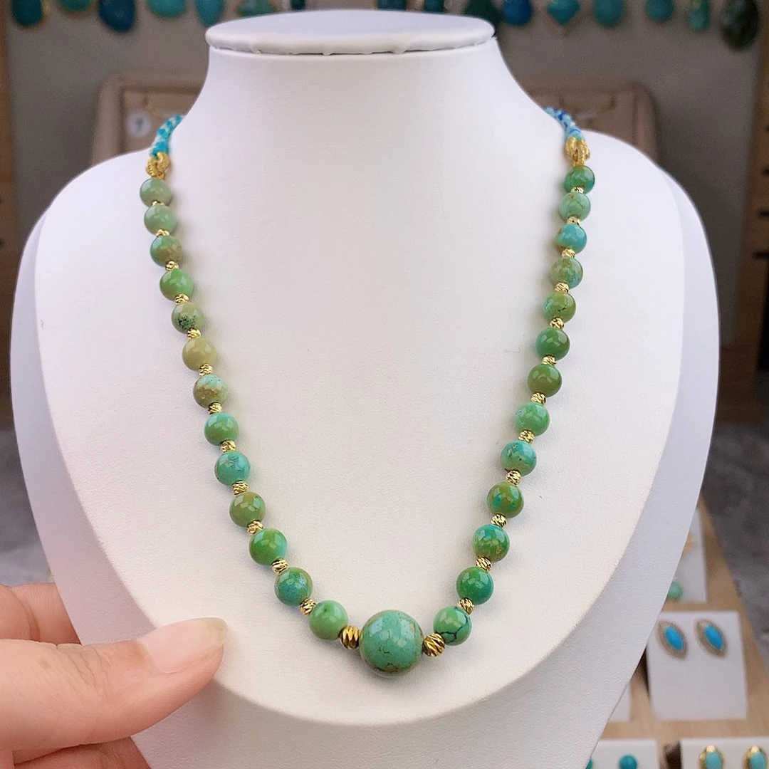 绿松石未镶嵌颈饰