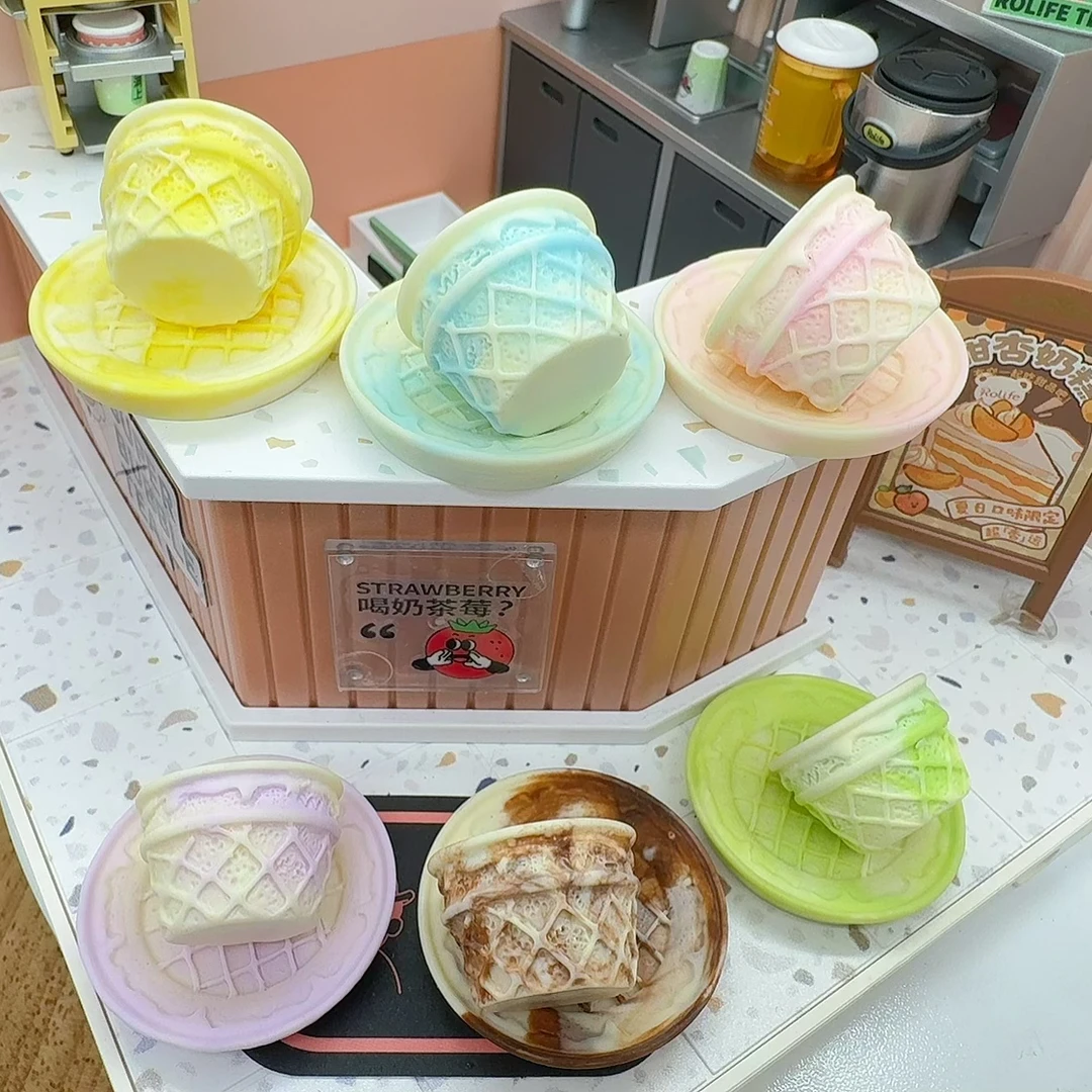 【麦当当空桶/脆巧盘】丸子家定制亮磨脆巧盘/麦当当空桶【仿真食玩】