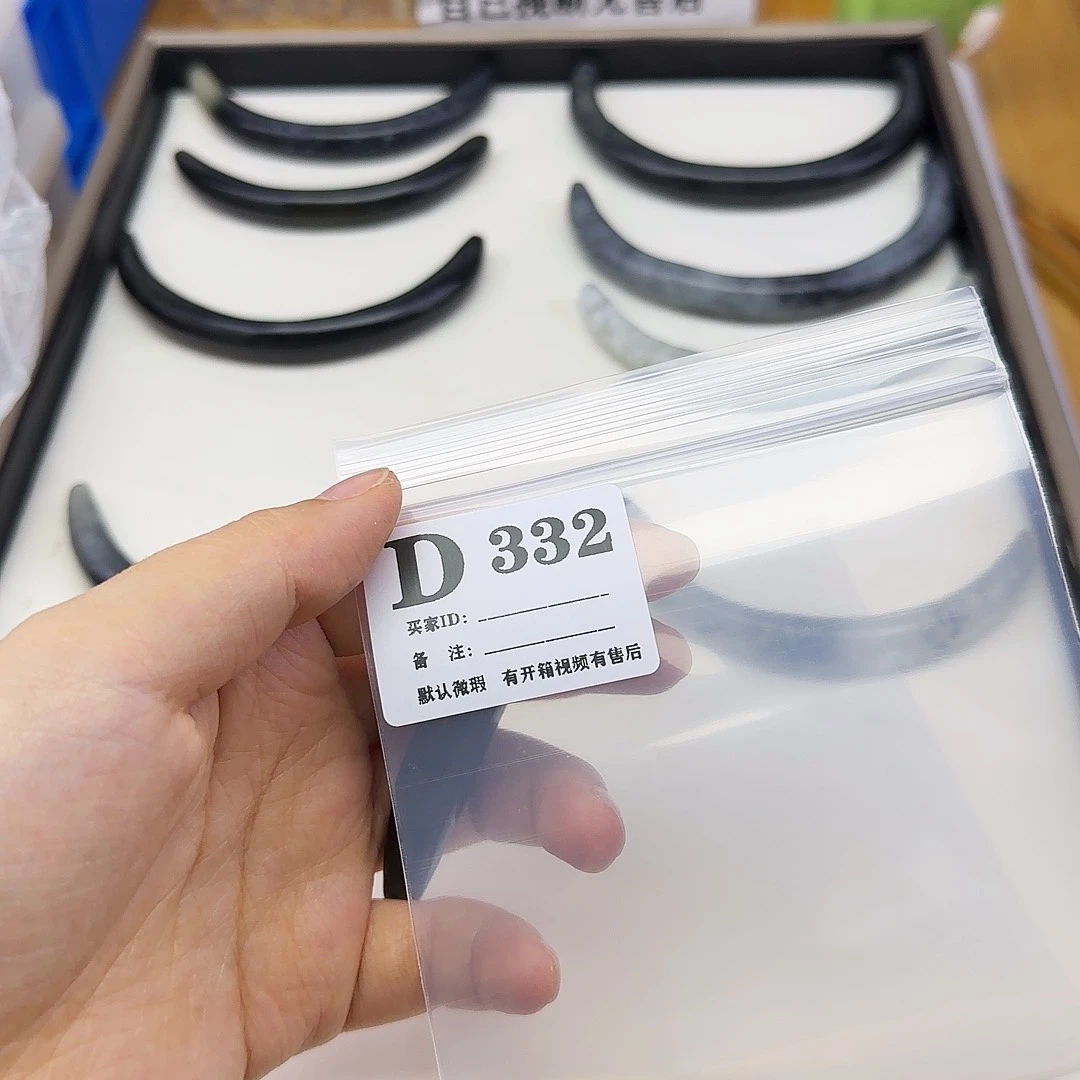 蛇纹石玉发饰合金新***子