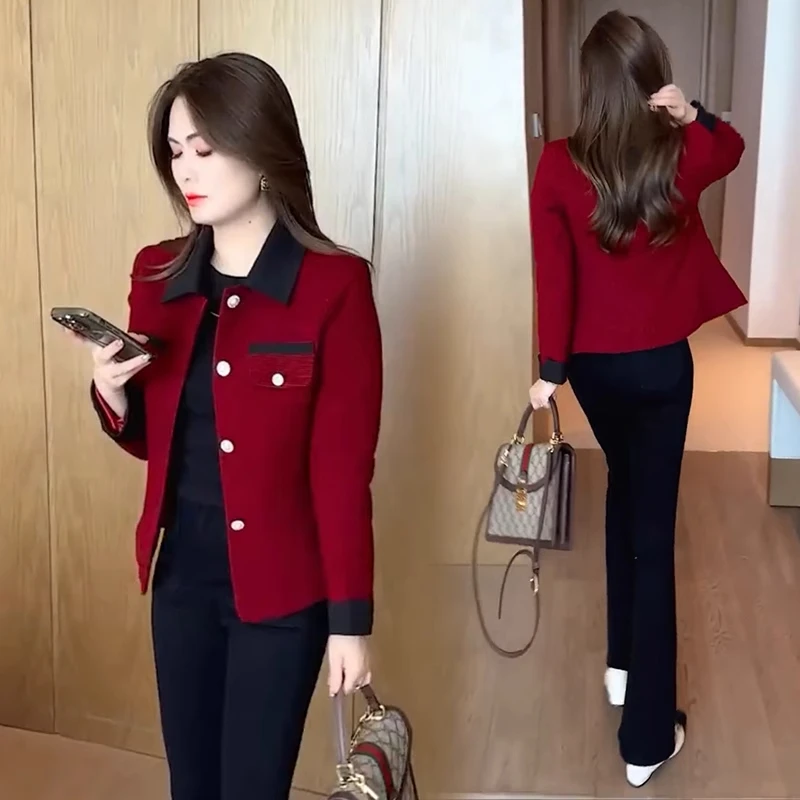 小香风短款外套女2025春秋新款洋气质显瘦小个子时尚百搭上衣春秋