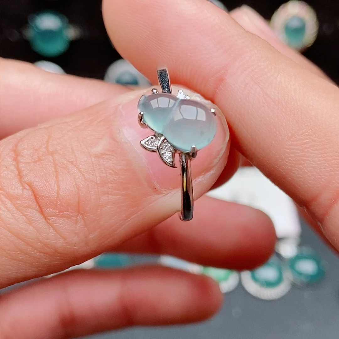 翡翠戒指银S925镶嵌854532123