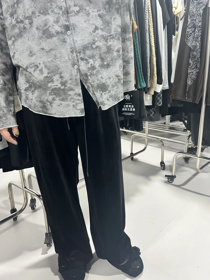 857-6522. 蛋白阳光绒直筒裤