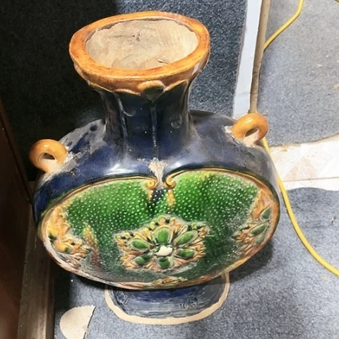 瓦当摆件摆件茶桌茶台陶瓷厚****原