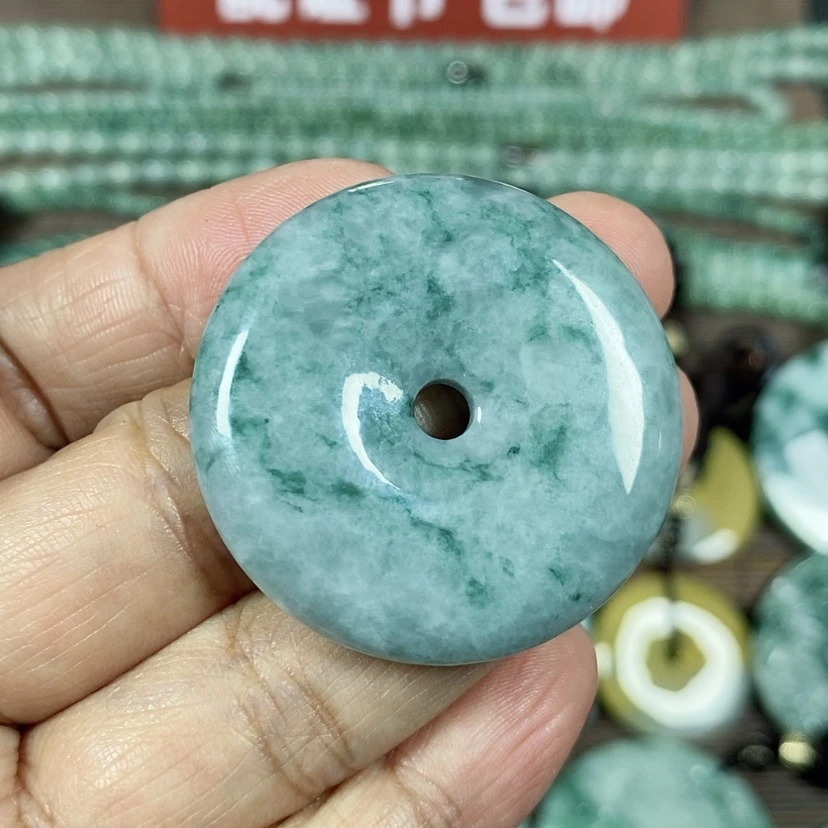 【闪购商品】翡翠颈饰未镶嵌玉吊坠翡翠玉平安扣