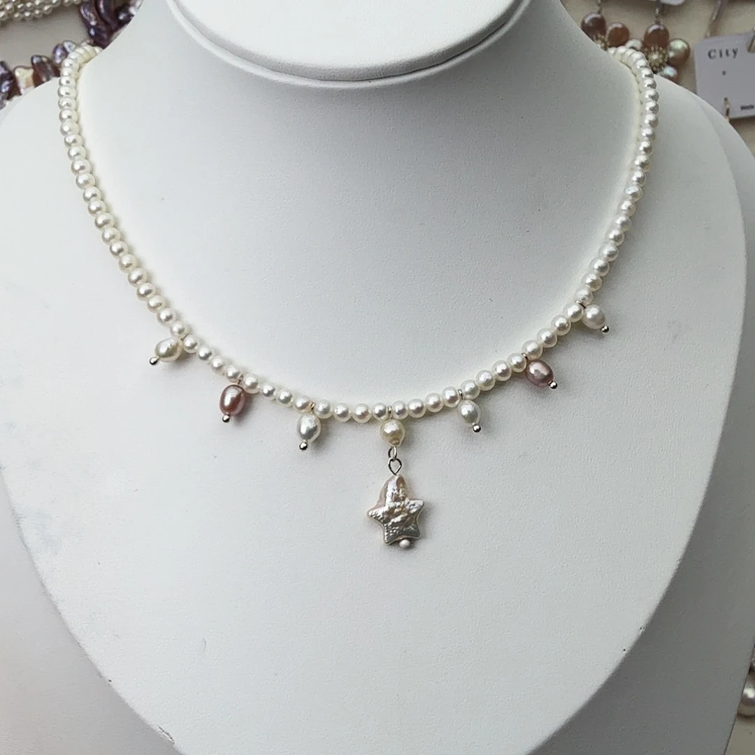 未镶嵌淡水珍珠颈饰