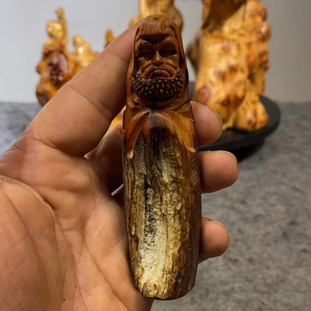 柏木（崖柏）木雕工艺品摆件家居装饰手把件