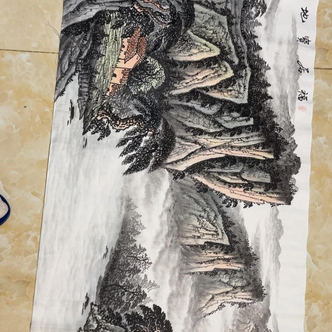 国画12.1纯手绘无边框作品