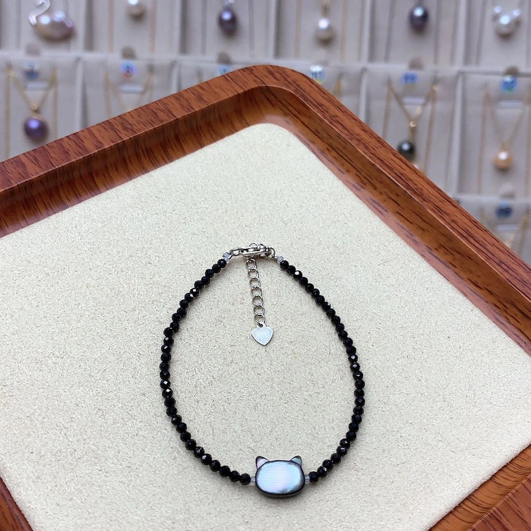 淡水珍珠手绳银S925镶嵌