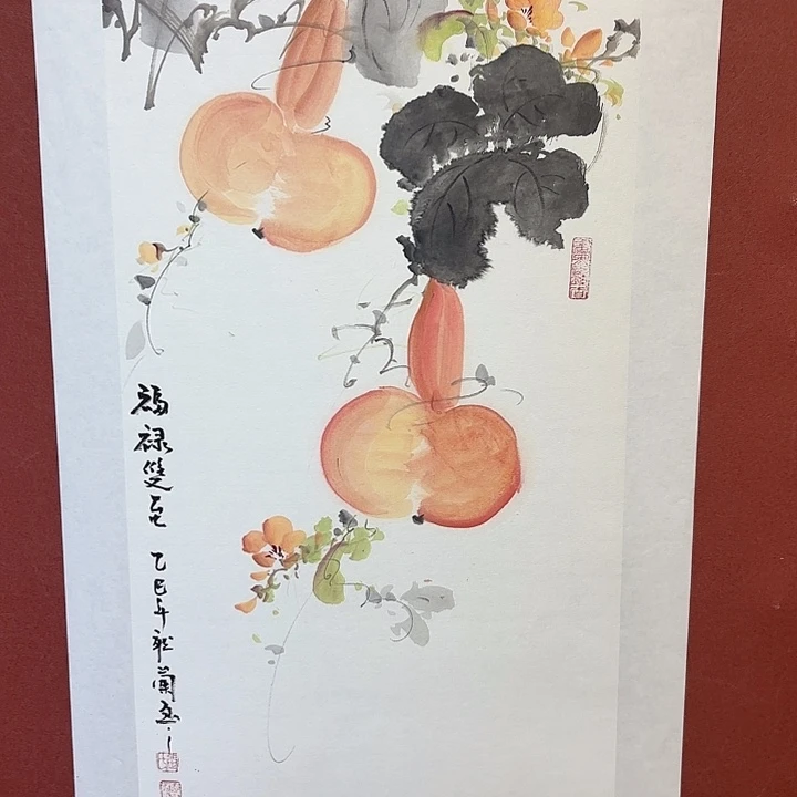 国画听兰老师花鸟