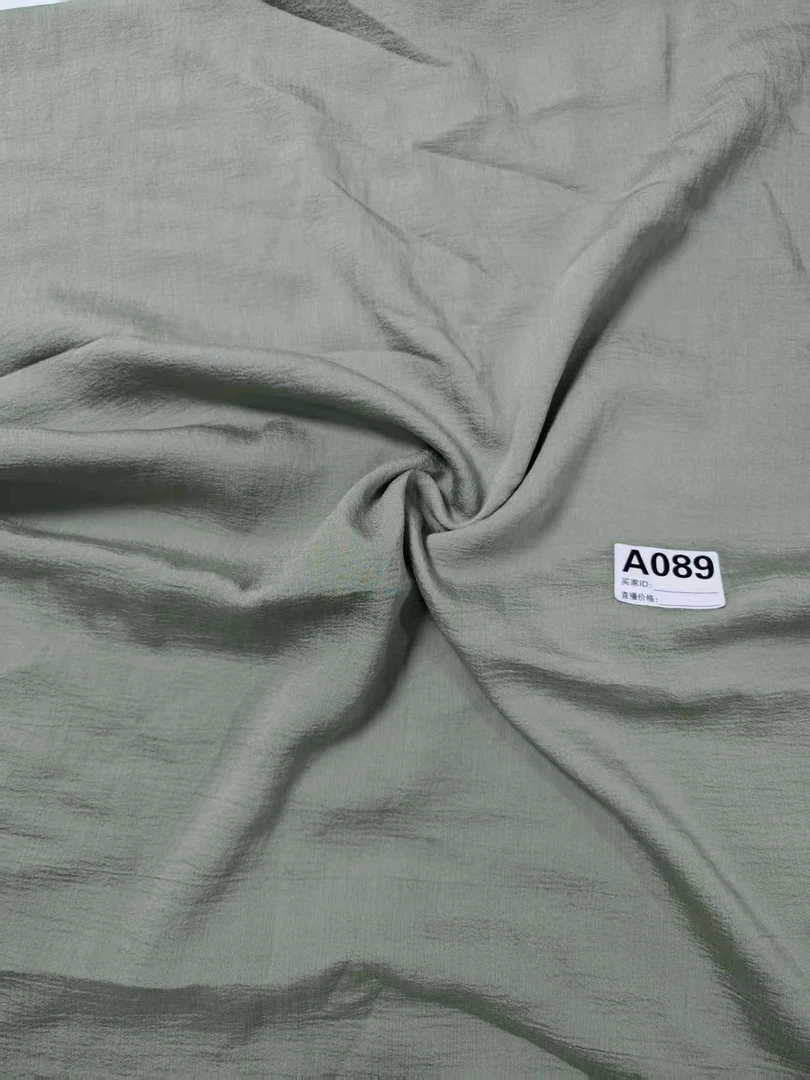 A089 天丝麻面料柔和亲肤精梳精纺无扎感服装布料