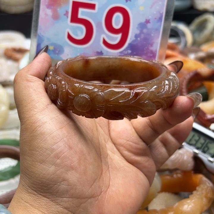 未镶嵌手镯石英岩玉