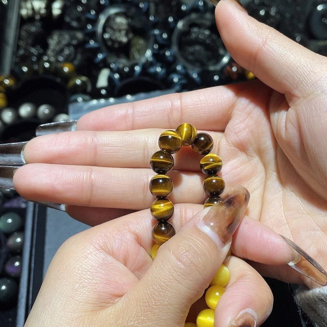 黑曜岩手链未镶嵌C****`