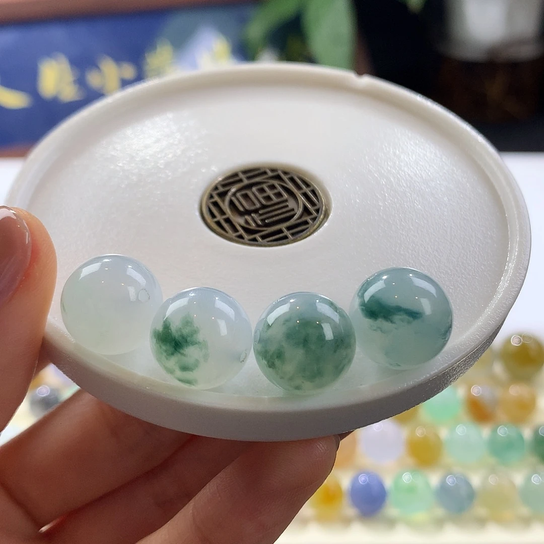 翡翠散珠翡翠珠子