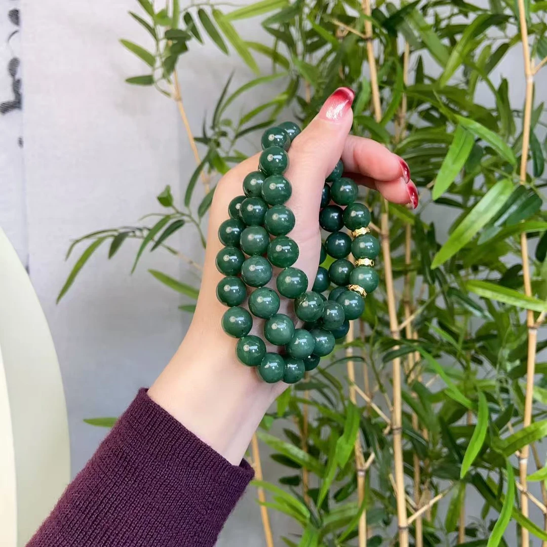 YL 和田玉手串 （多样性发其一）