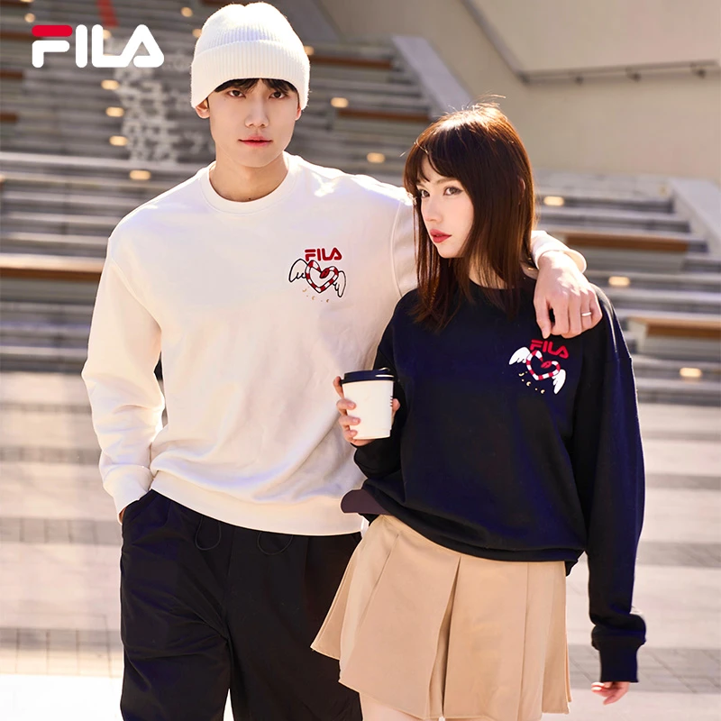 FILA斐乐情侣款套头【氧气卫衣】爆款透气舒适秋季卫衣