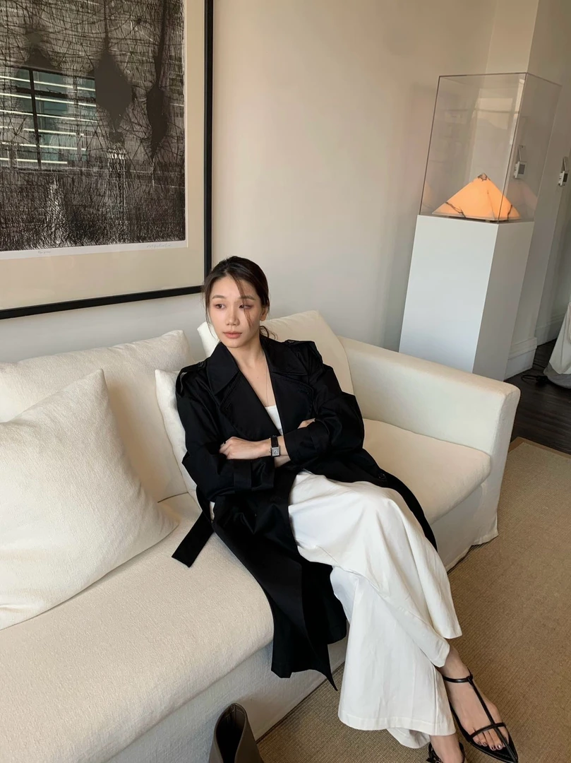 【去野】2025春夏新款棉麻半松紧阔腿宽松舒适休闲透气直筒休闲裤女