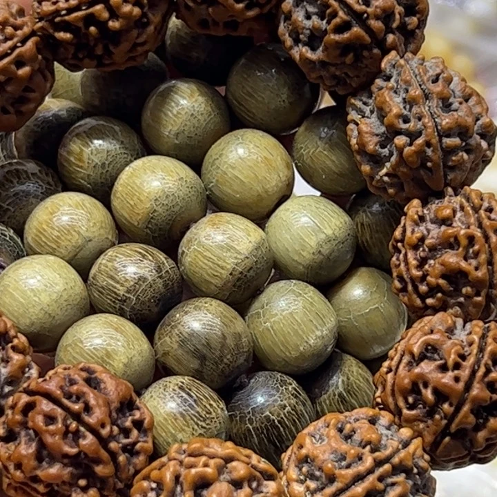 核桃手串/手链1.4射白手串圆珠