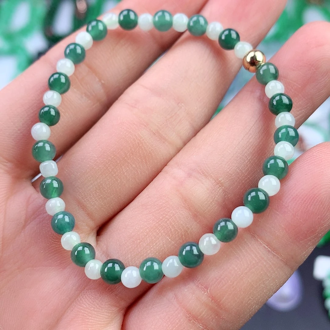 未镶嵌手链翡翠手串