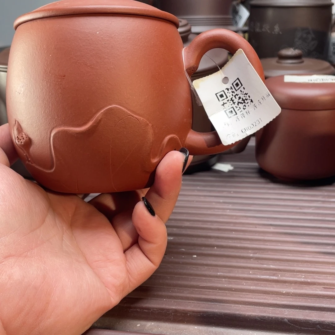 紫砂茶杯宜兴紫砂杯