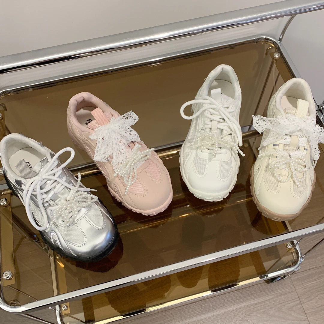 贾不假鸳鸯德训鞋女2025夏季新款时尚学生透气轻便平底舒适休闲鞋