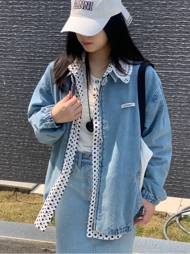 COEMES宽松牛仔外套