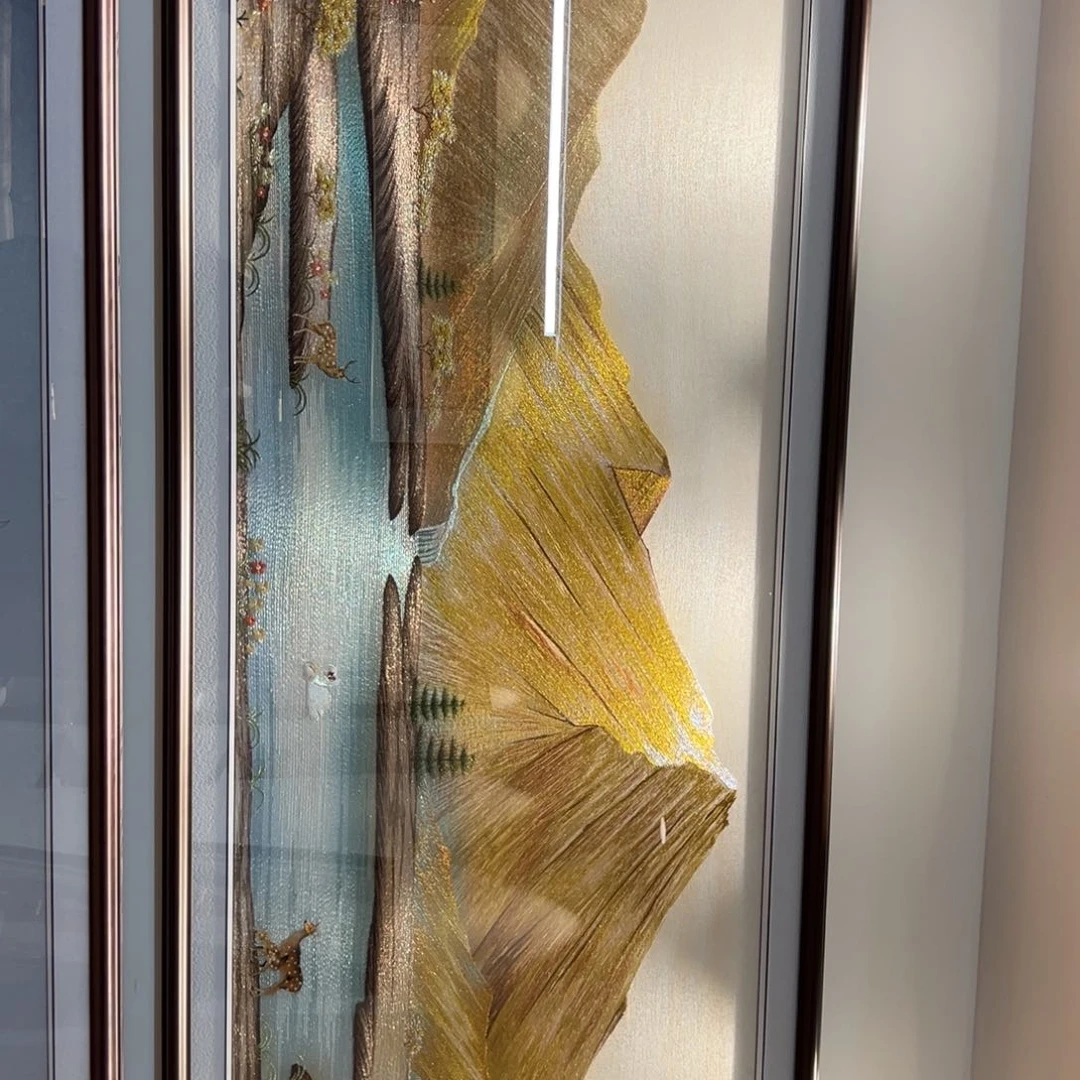 横款铜角实木，带安装