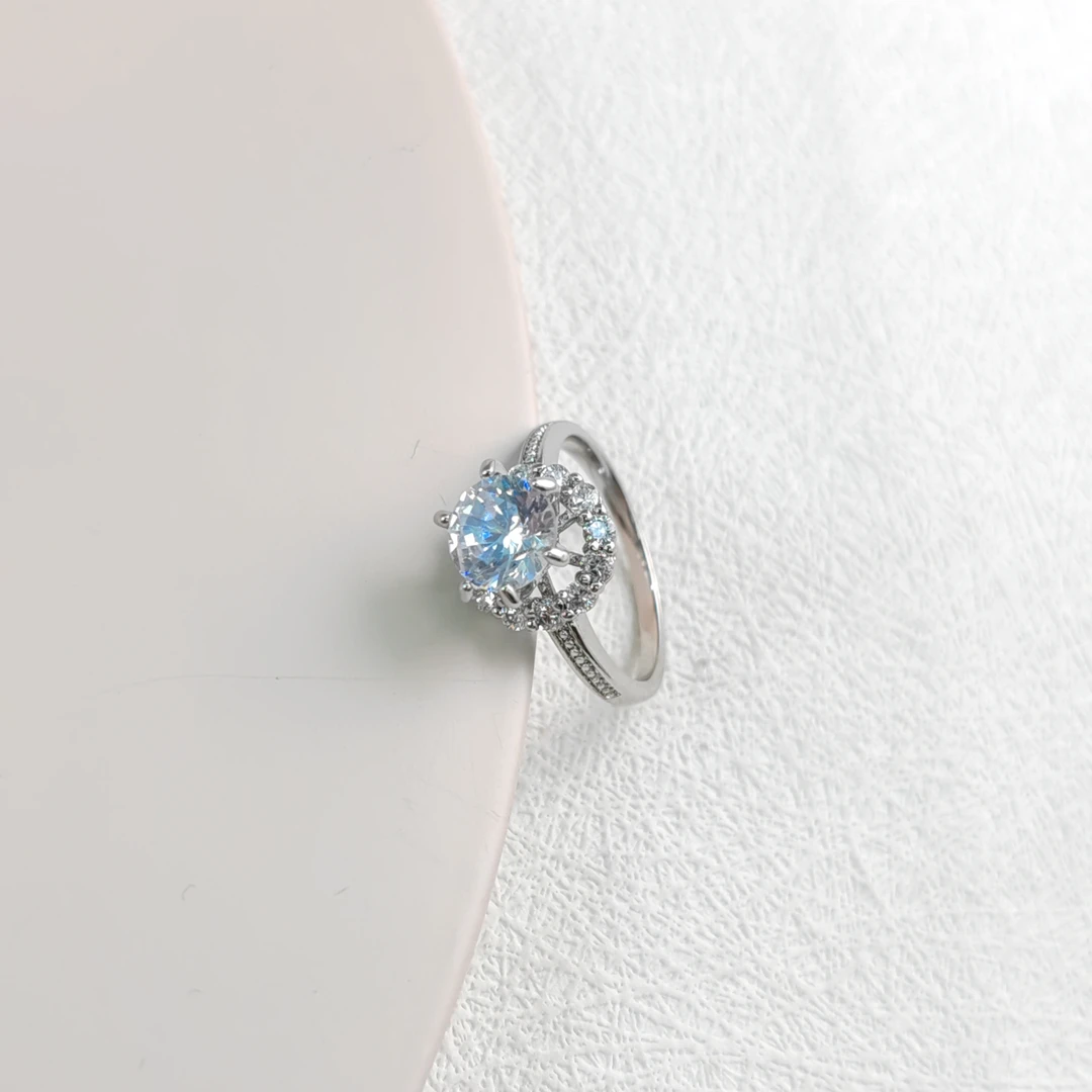 XUPING/旭平首饰 合金合成锆石戒指 【参与满赠】 GDY X000866590