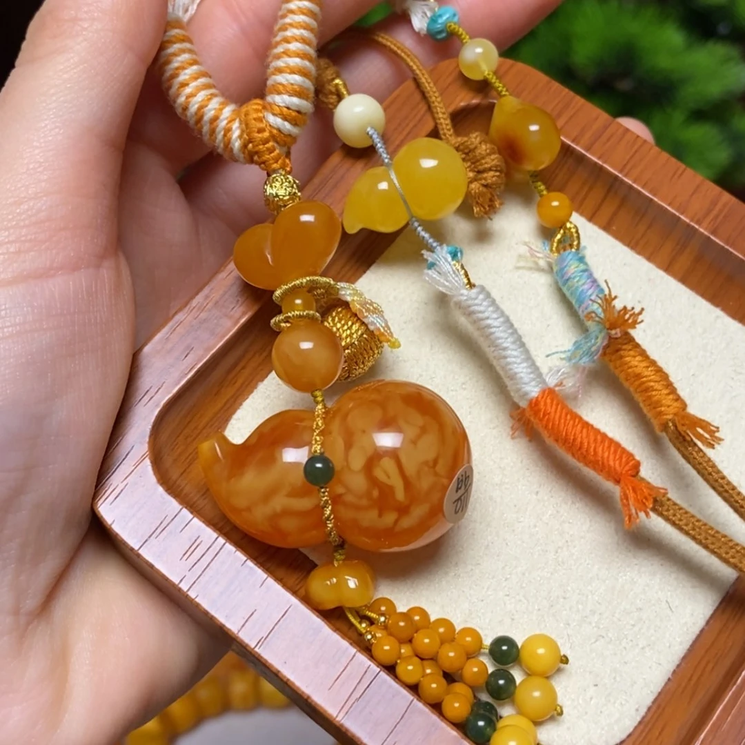 【闪购商品】蜜蜡颈饰未镶嵌项链