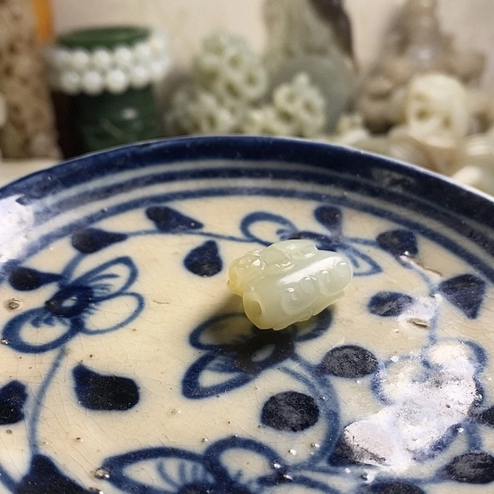 瓷片工艺品瓷盘内挂坠