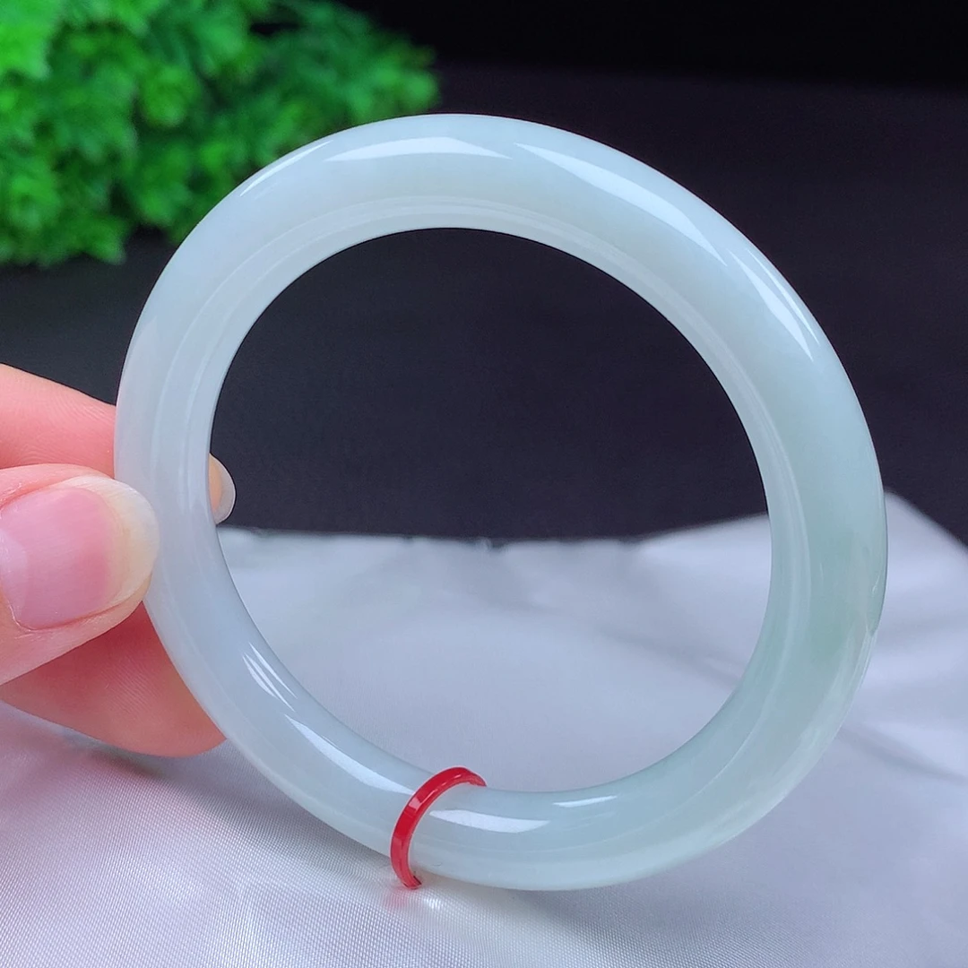 翡翠未镶嵌手镯54圈口432213