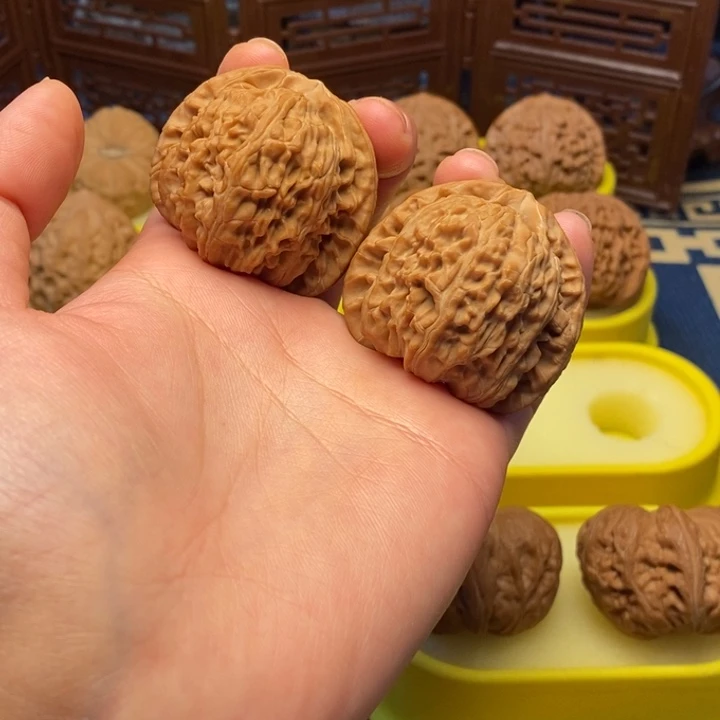 把件文玩核桃41白狮子