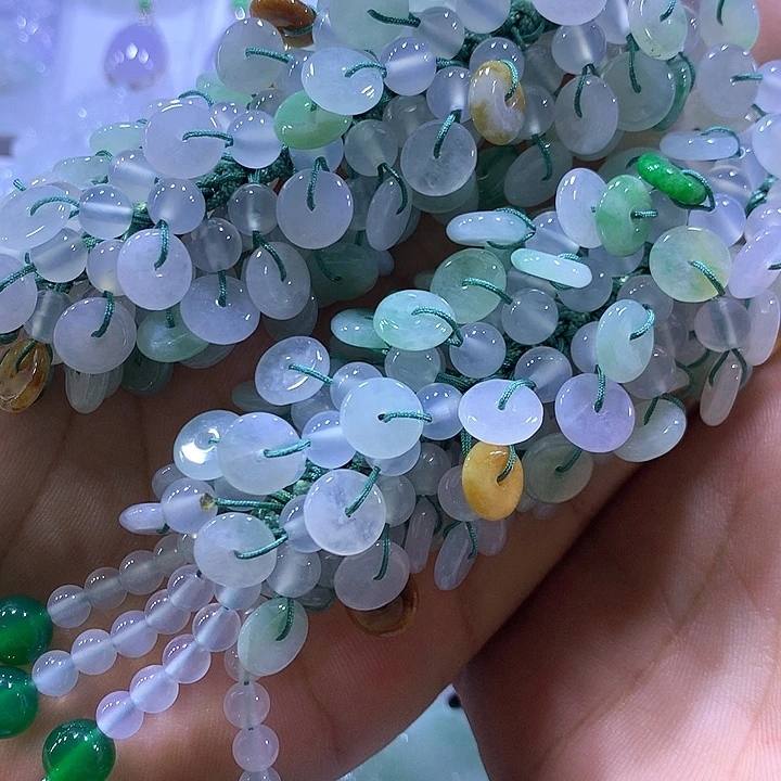 翡翠未镶嵌颈饰天然翡翠A货车挂多样性发货发其一