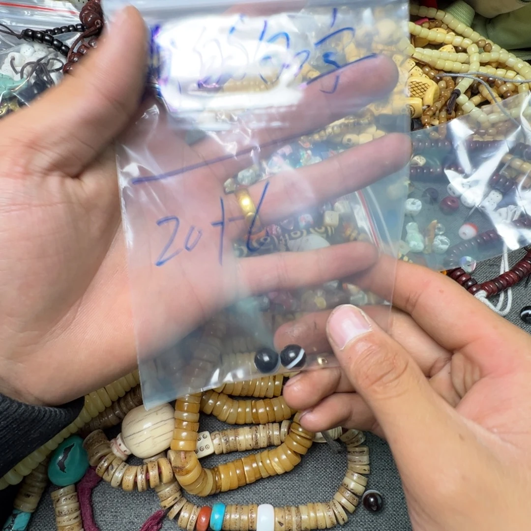我***G鹿骨手串/手链珠子珠子是由在水中产生大量