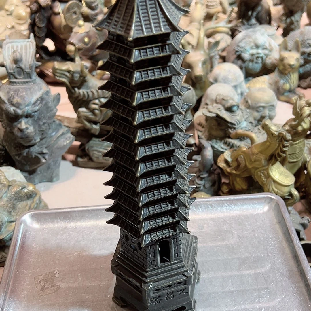 田***_黄铜摆件工艺品，