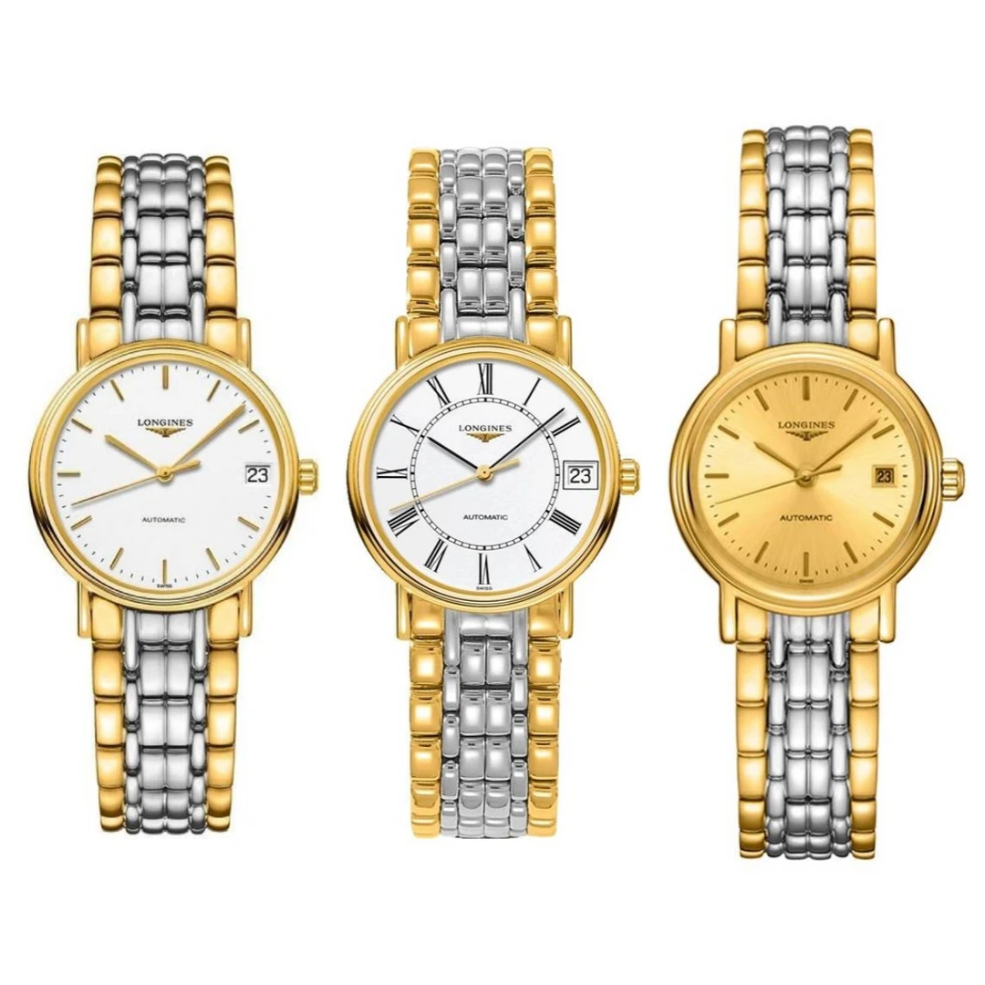 99新 Longines/浪琴 瑰丽322/机械/镀金罗马/表径30mm/女士腕表